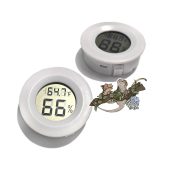 White "Button" Thermometer/Hygrometer